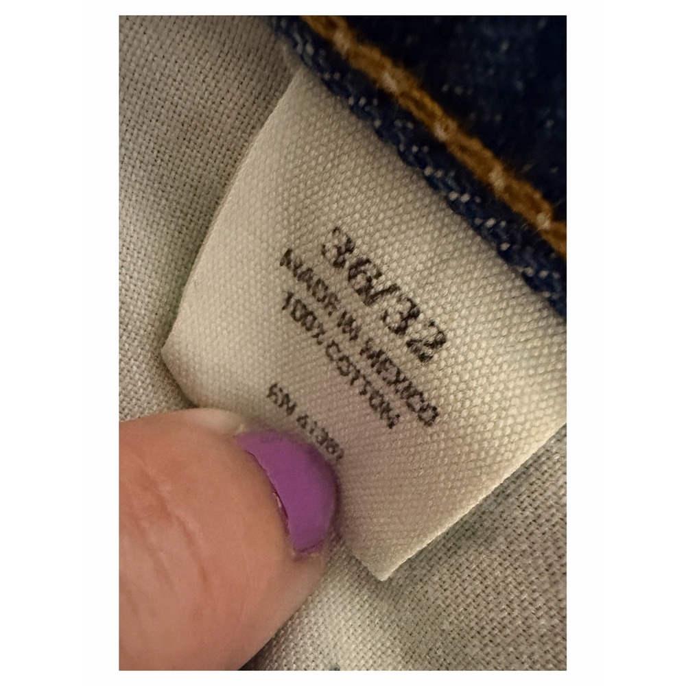 Polo Ralph Lauren 650 Madison Ave Authentic Denim Jeans Blue 36x32 Straight Leg - Picture 3 of 5